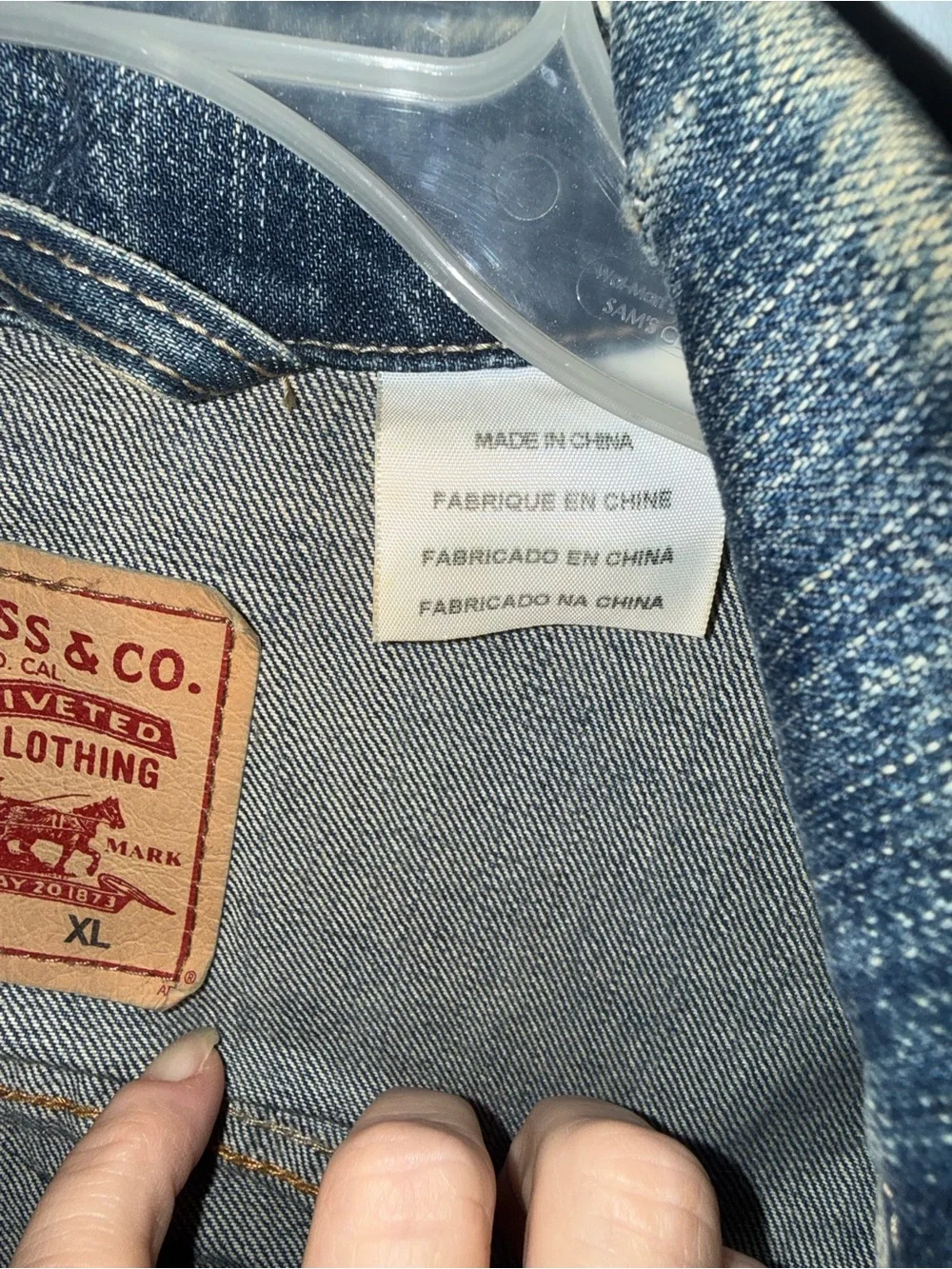 Levi's Men's Faded Blue Denim Jacket